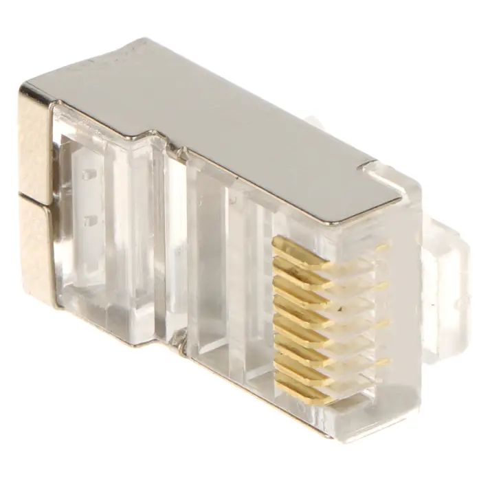 WTYK MODULARNY EKRANOWANY RJ45/C6-EKRAN*P100